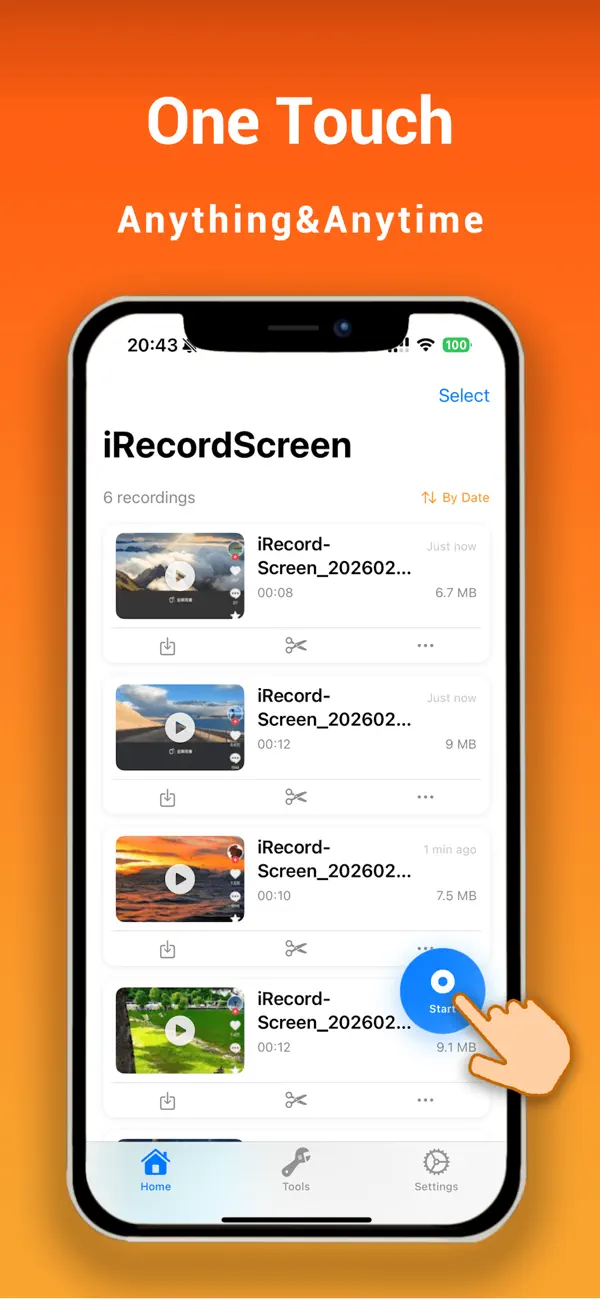 Screenshot #1 pour iRecordScreen Enregistreur