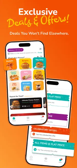 Popeyes India: Food Delivery iPhone screenshot 1