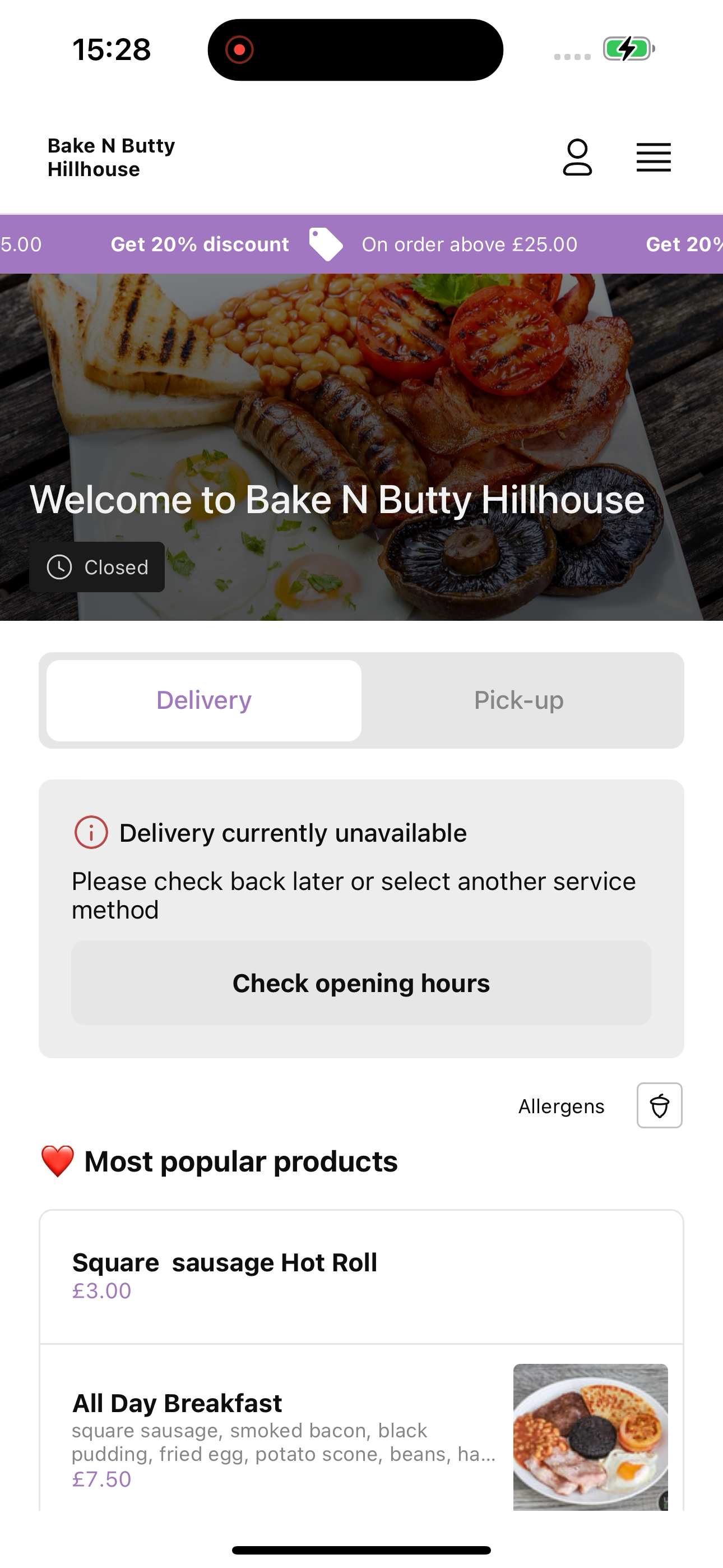 Bake N Butty Hillhouse screenshot 6