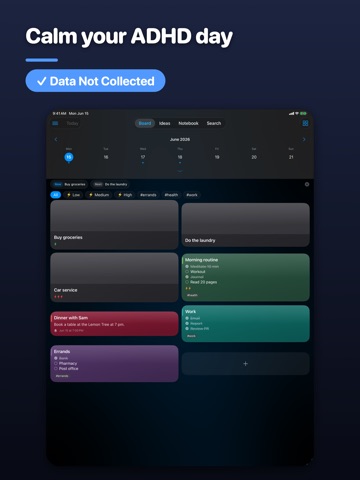 Penna: ADHD Visual Schedule iPad screenshot