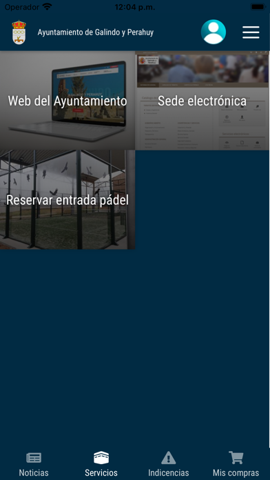Ayto de Galindo y Perahuy Screenshot