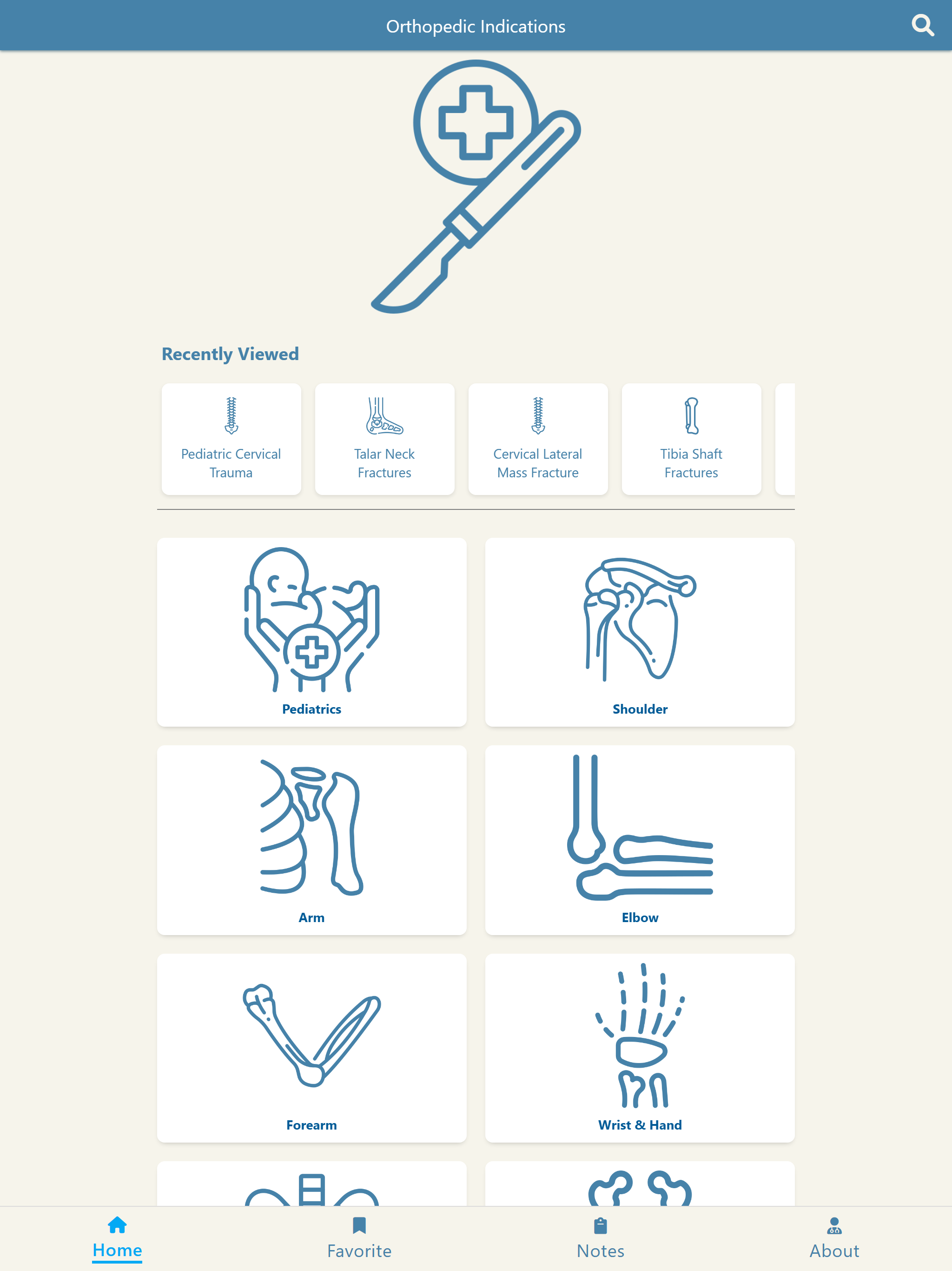 Orthopedic Indications