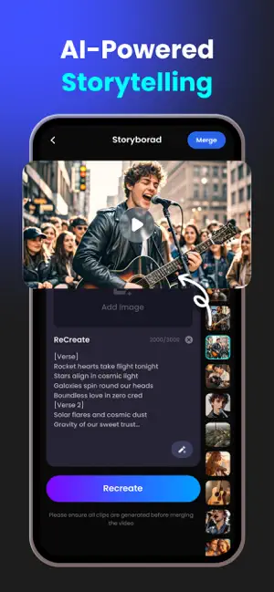 Muvio - AI Music Video Maker iPhone screenshot 4