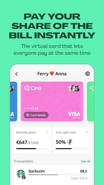 Cino – Split bills instantly