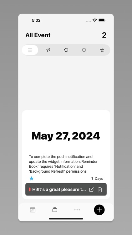 Reminder Book - Anniv Birthday