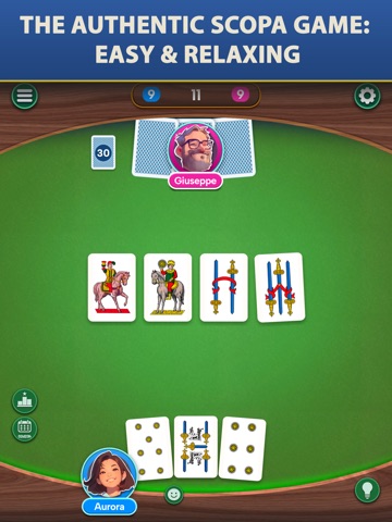 Scopa Classic iPad screenshot