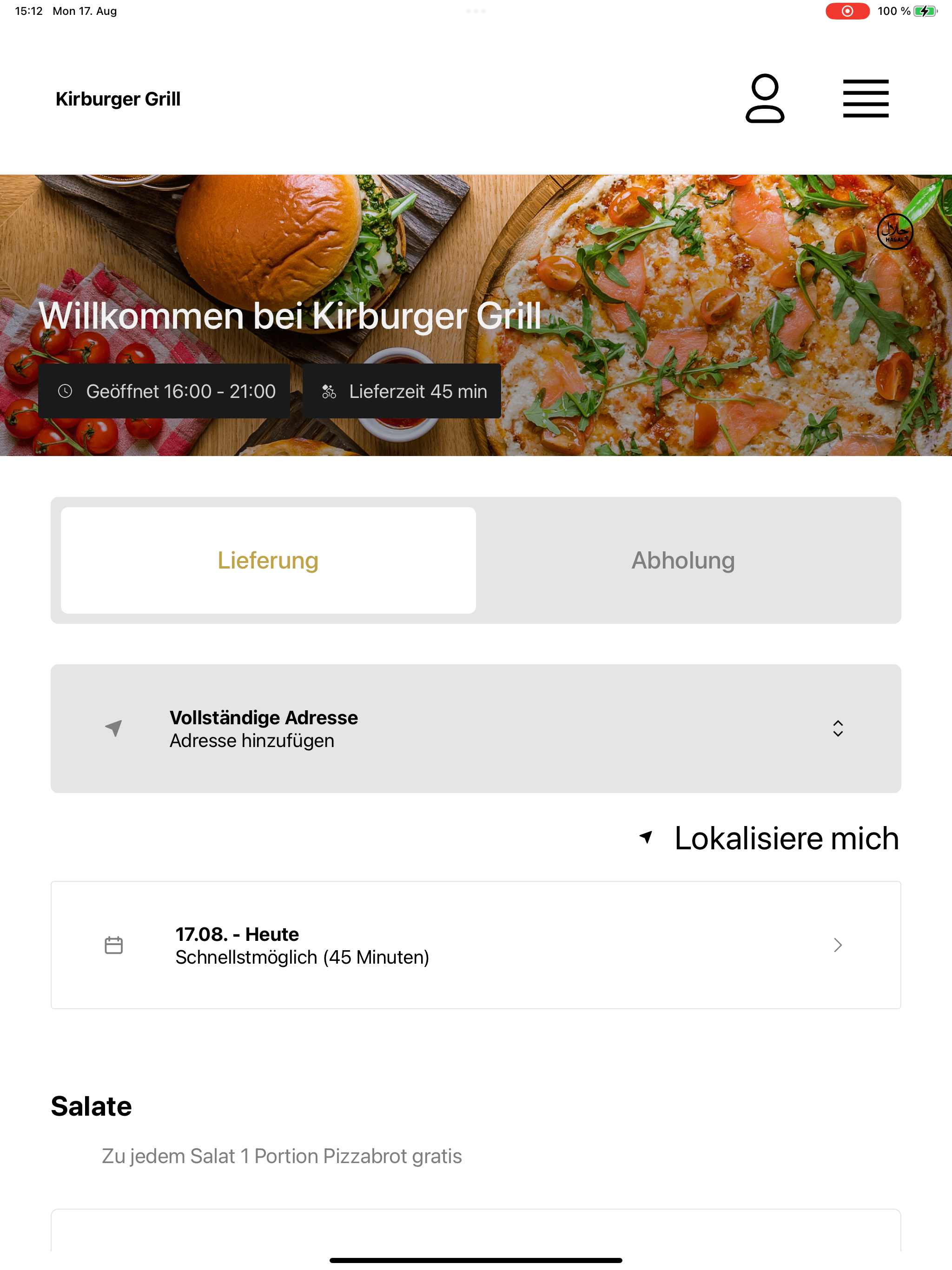 Kirburger Grill screenshot 10