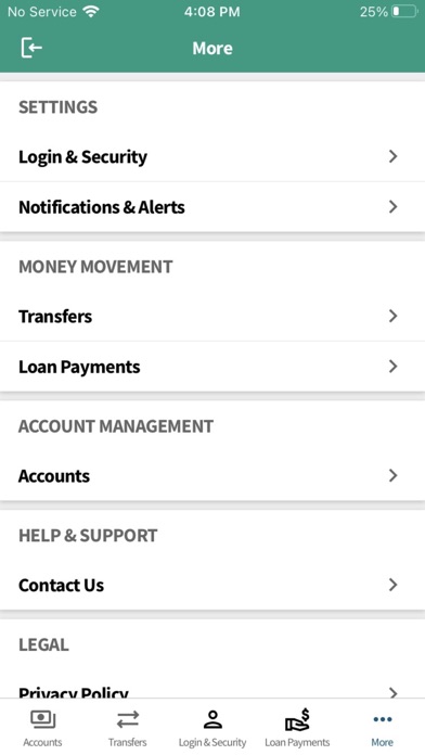 Finance Factors Mobile Banking Screenshot
