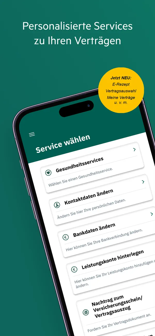 Screenshot #1 pour HanseMerkur ServiceApp