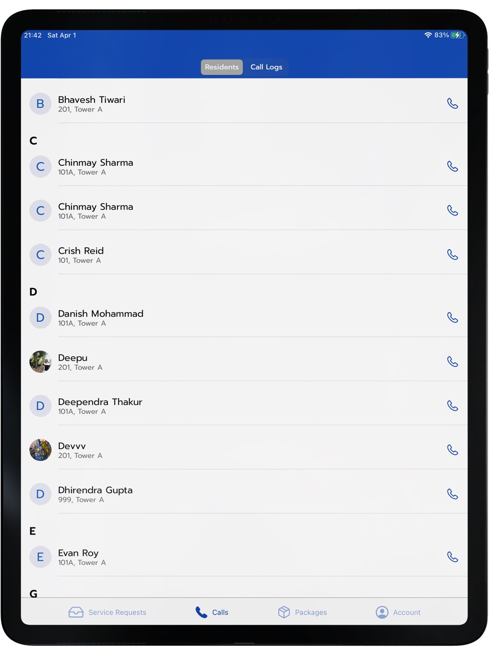 iPad screenshot