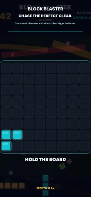 Block Blaster: Neon Rush screenshot 2