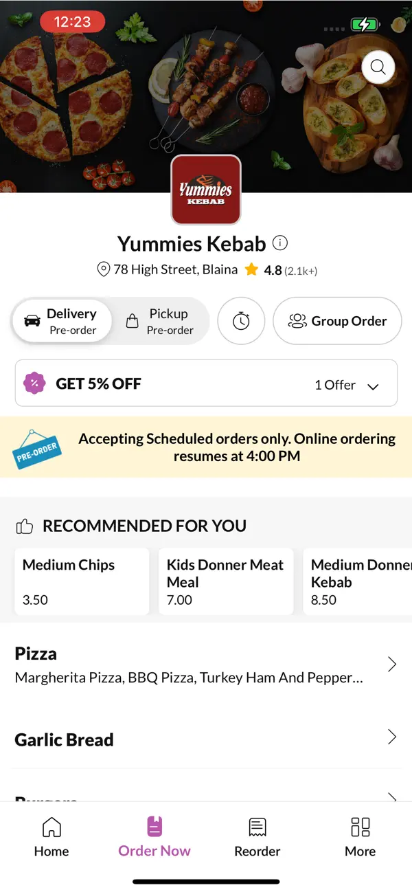 Screenshot #2 pour Yummies Kebab Blaina
