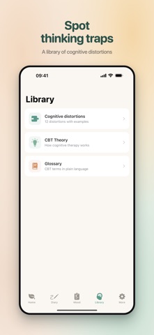 Mezame — CBT Thought Journal Screenshot 4 of 6