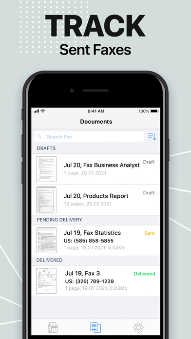 FaxFree: Send Fax From iPhone Screenshot