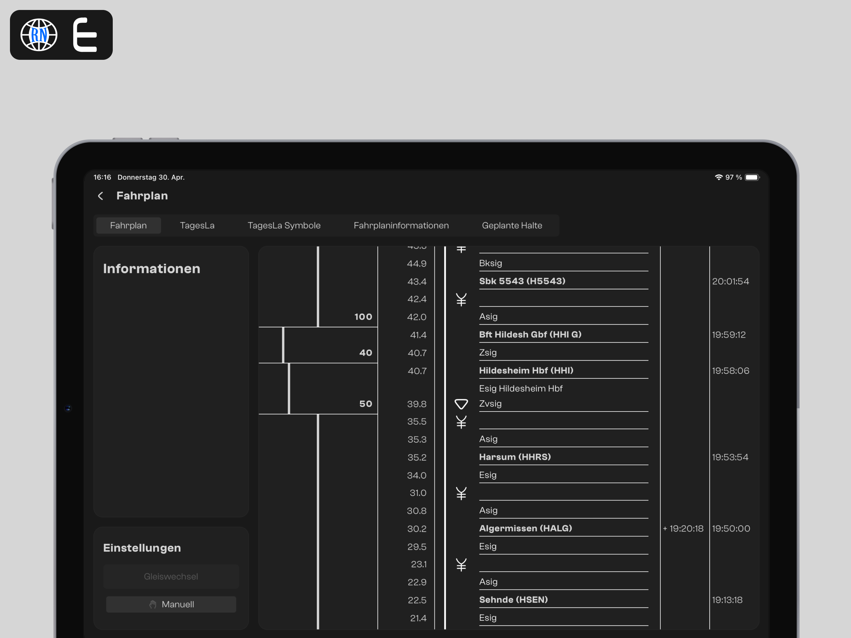 RN Fahrplan screenshot 3