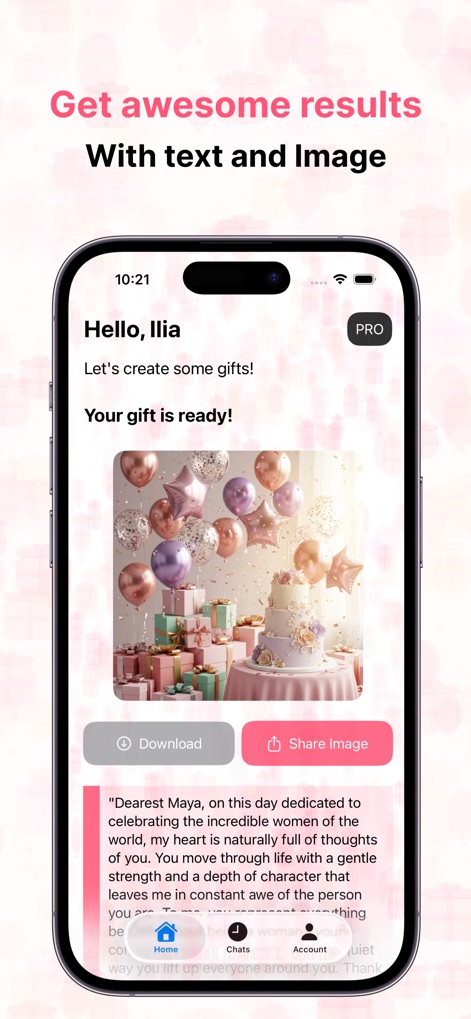 Gift Text - Create your own - Entertainment App | MWM