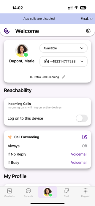 Swyx Mobile Screenshot 2 of 10