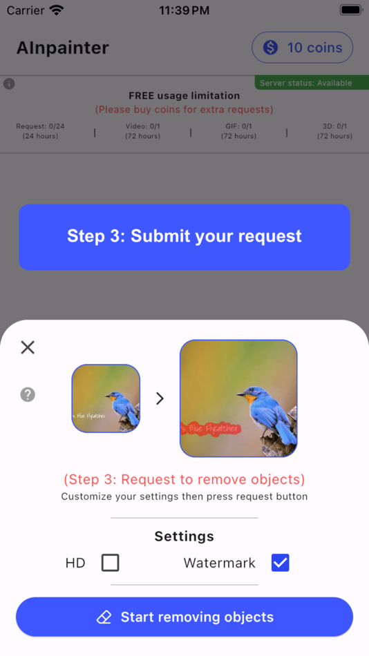 #4. AInpainter - Remove objects (iOS) 由: Su Tran