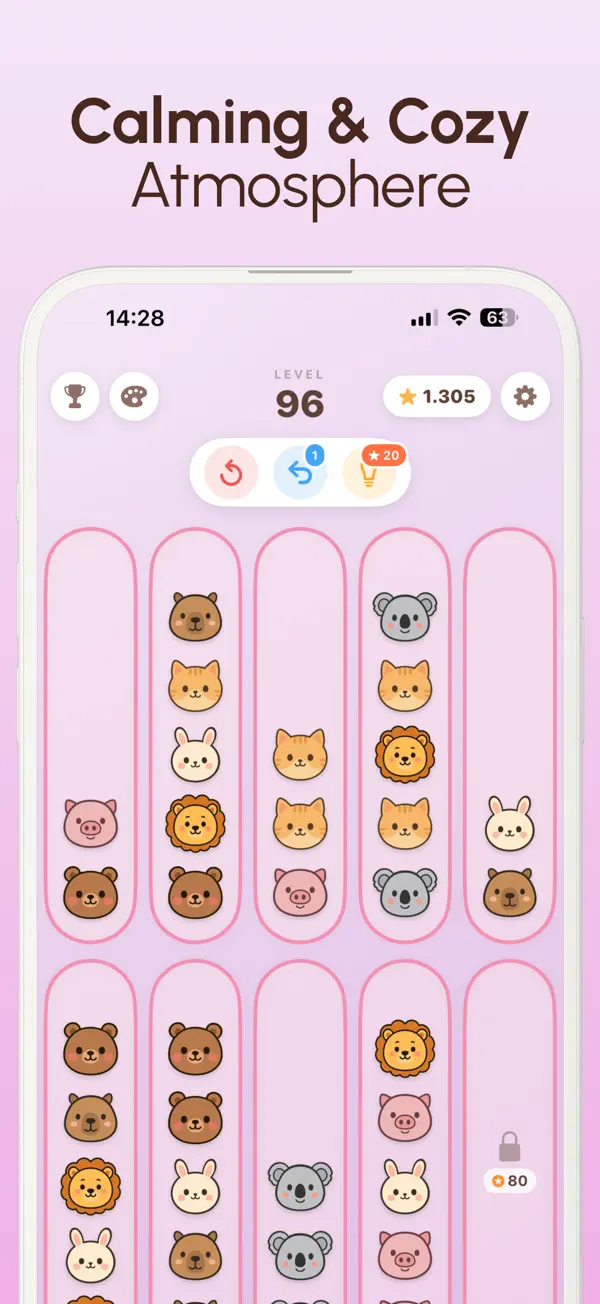 Cozy Animal Sort: Puzzle Screenshot 3