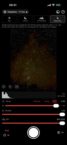 ksAstroLens iPhone screenshot