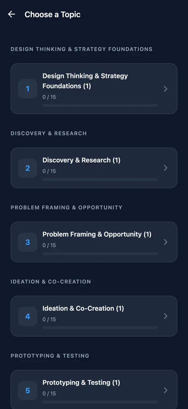 Screenshot #2 pour SF Strategy Designer Prep
