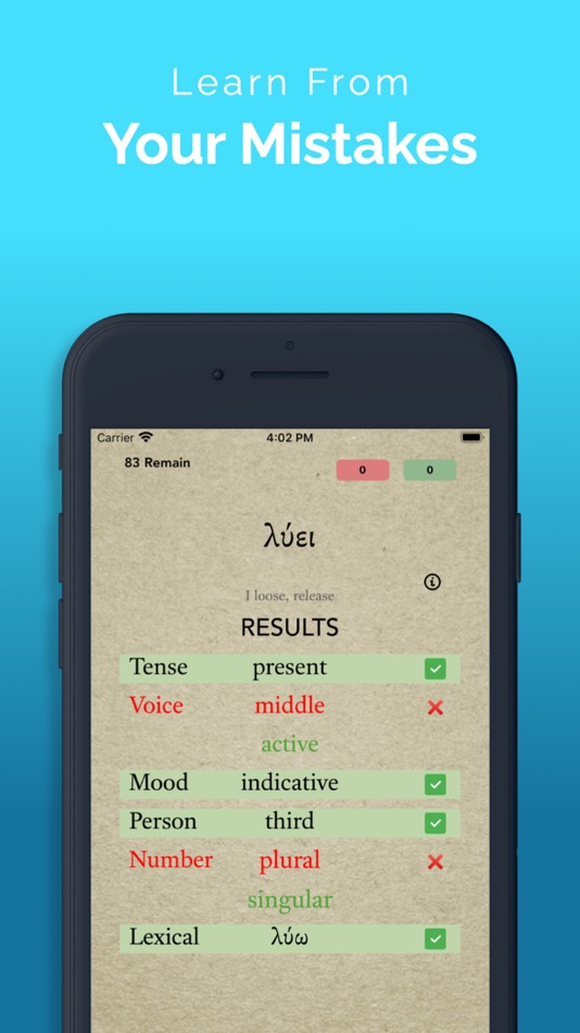 #8. ParseGreek - Greek Quizzing (iOS) 由: Danny Zacharias