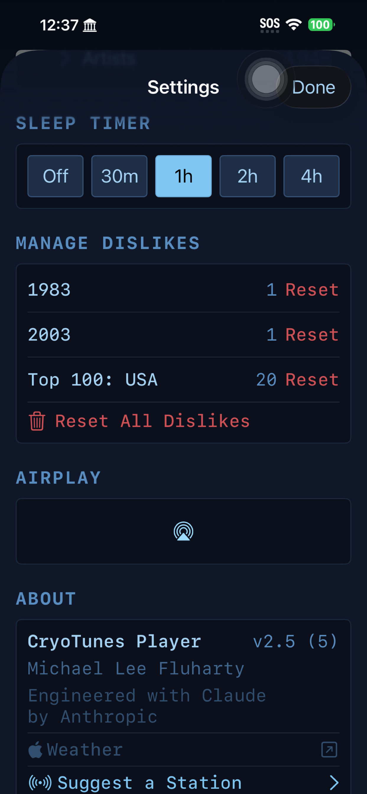 CryoTunes Player screenshot 7