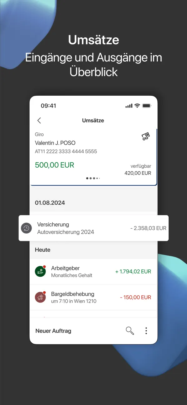 Screenshot #2 pour POSO Online Banking App