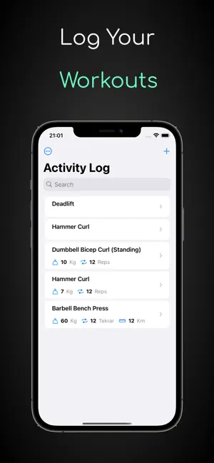 NovaLift Workout Tracker screenshot 1