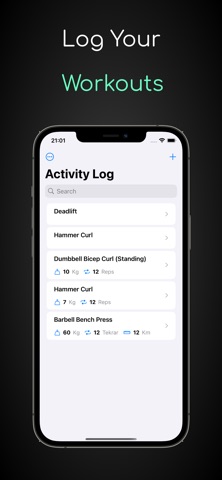 NovaLift Workout Tracker Screenshot 1 of 5
