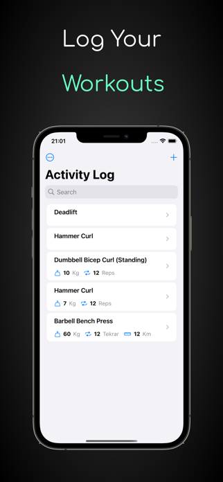 NovaLift Workout Tracker Screenshot 1 of 5