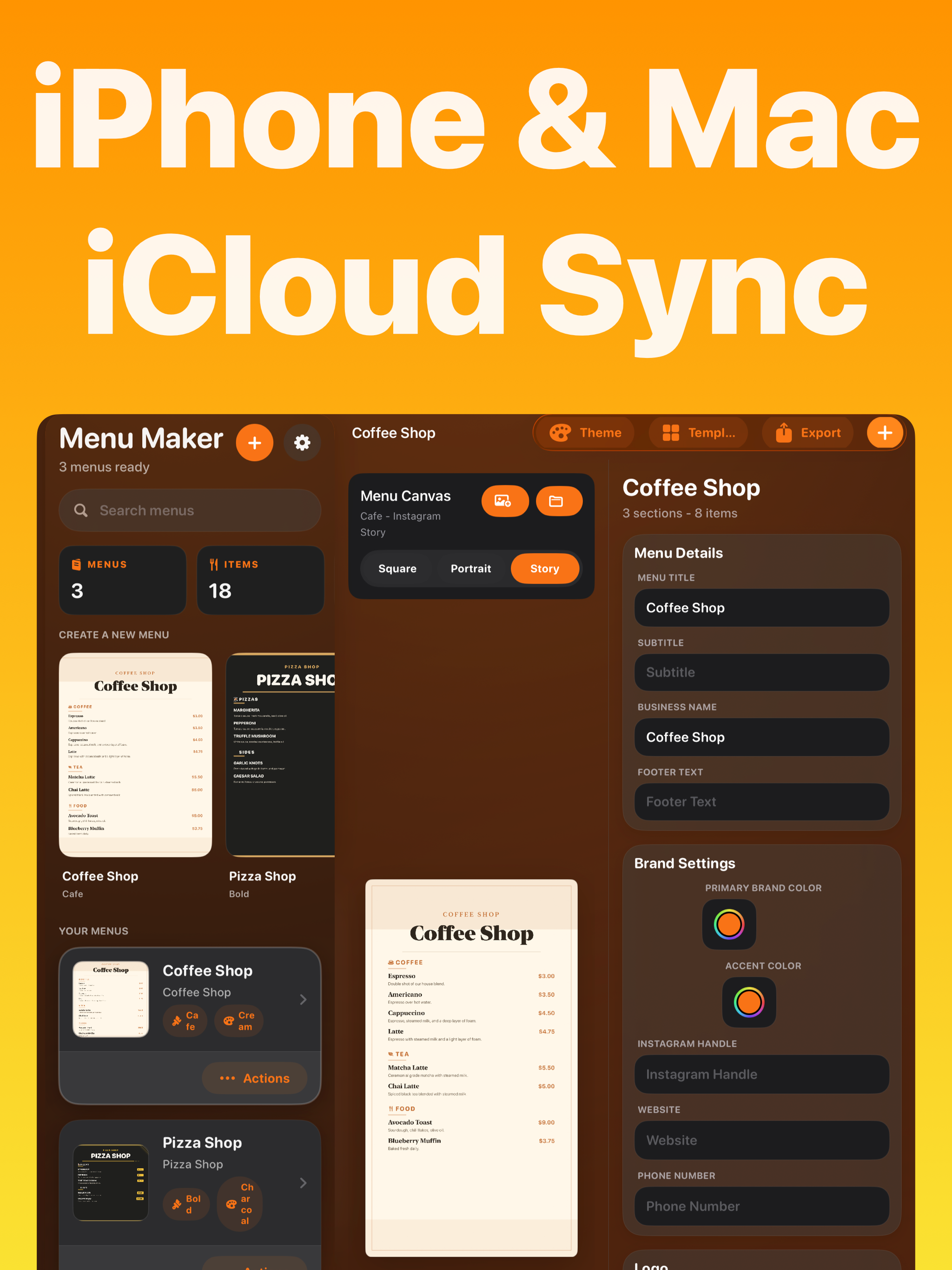 Menu Maker+ screenshot 10