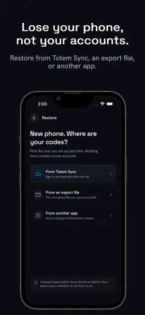 Totem: 2FA Authenticator screenshot 3
