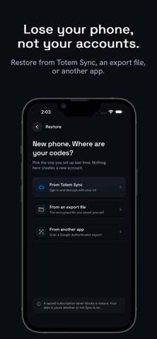 Totem: 2FA Authenticator Screenshot 3 of 6