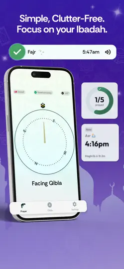 Capture d'écran de Namaz Pro: Azan Time, Qibla sur iPhone 6