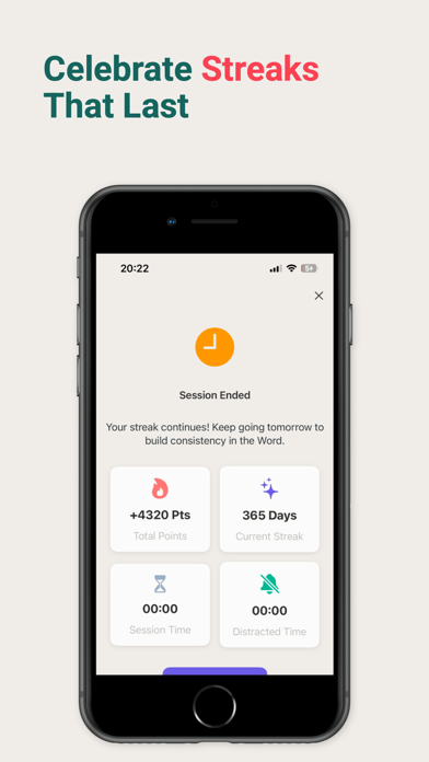 BibleStreak: Daily Scripture iPhone screenshot 7 - Productivity app
