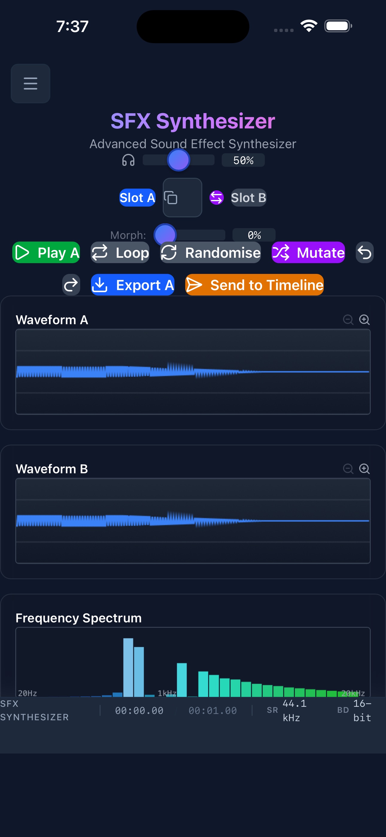 Screenshot 1 of CrispAudio