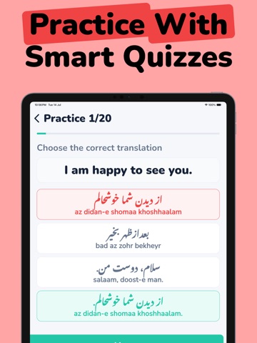 Learn Persian Language iPad screenshot