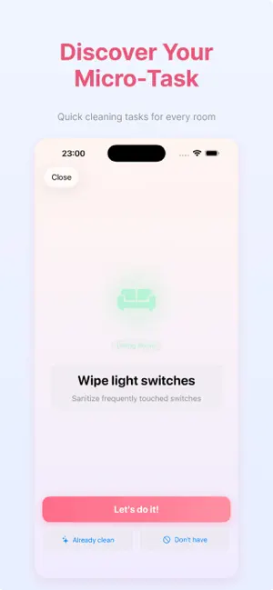 OneMinuteClean: Tidy Habit App screenshot 2