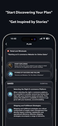 StartWise AI iPhone screenshot