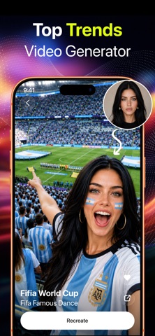 AI Video Generator - Vidmo Art iPhone screenshot