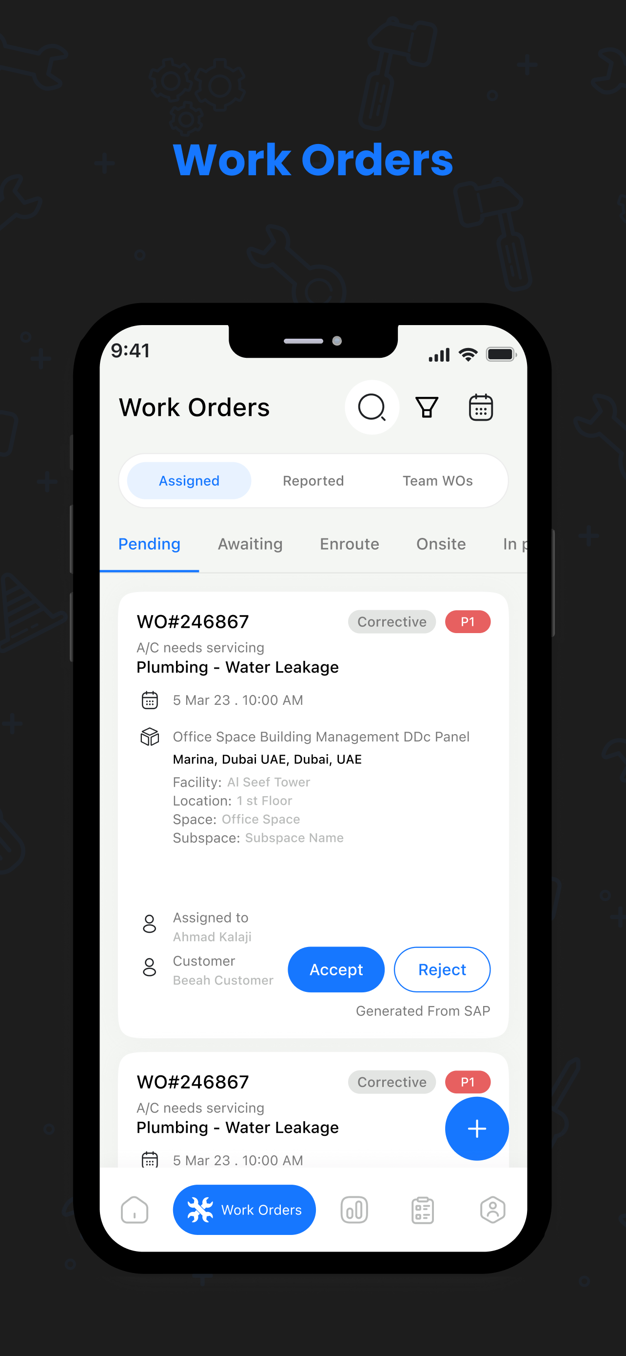 CAFM | CMMS - Field App