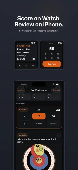 AimTrack Archery Score Tracker screenshot 1