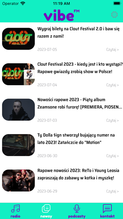 vibe fm Screenshot