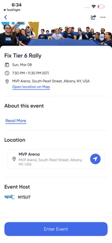 NYSUT Events iPhone screenshot