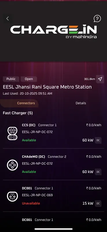 Charge_iN-Mahindra EV Charging screenshot 3 of 4