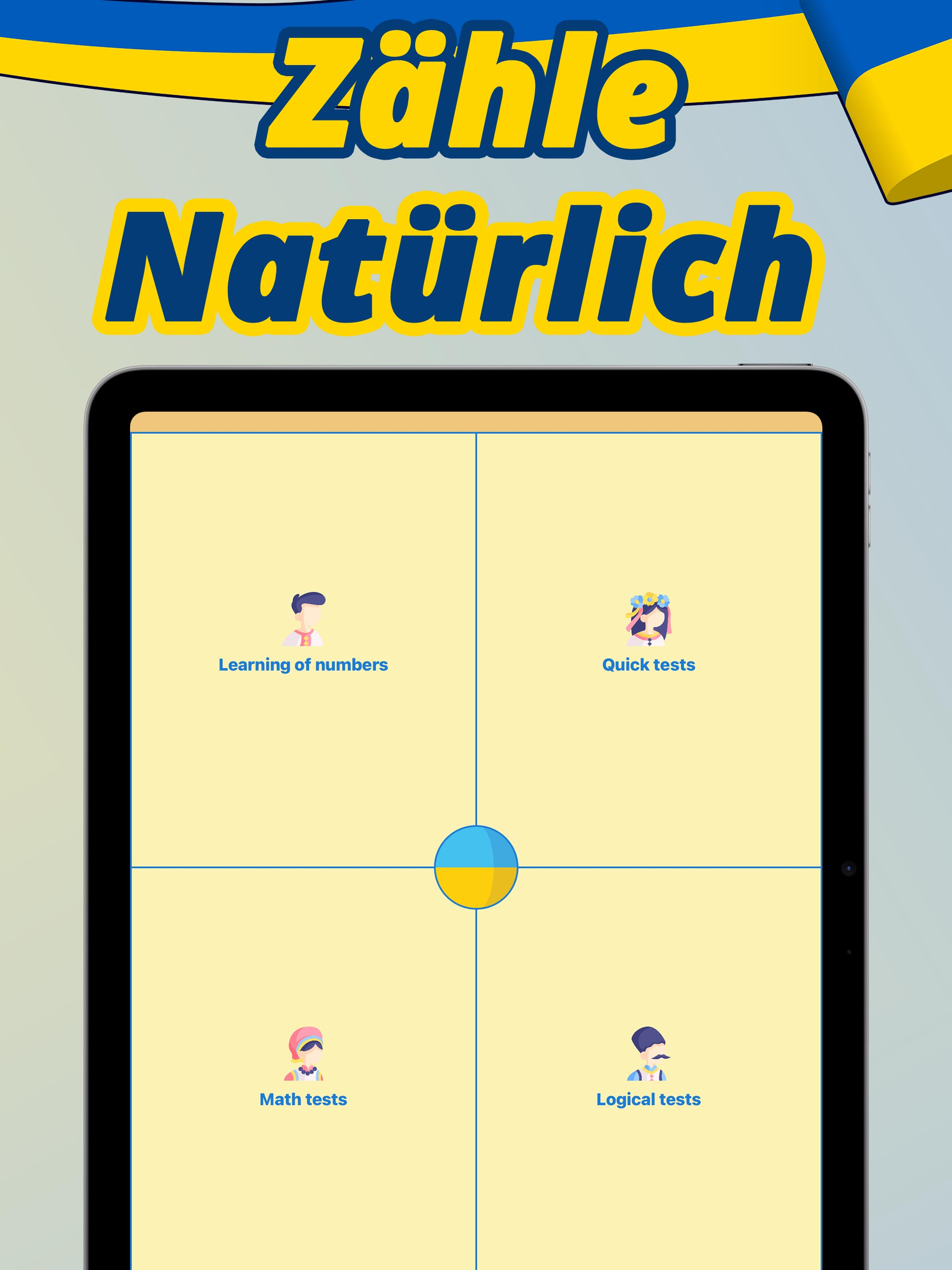 Zahlen auf Ukrainisch