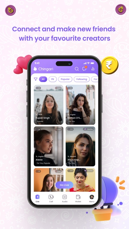 Chingari : Live conversations