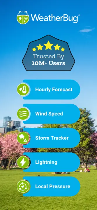 WeatherBugのスクリーンショット（1/9）