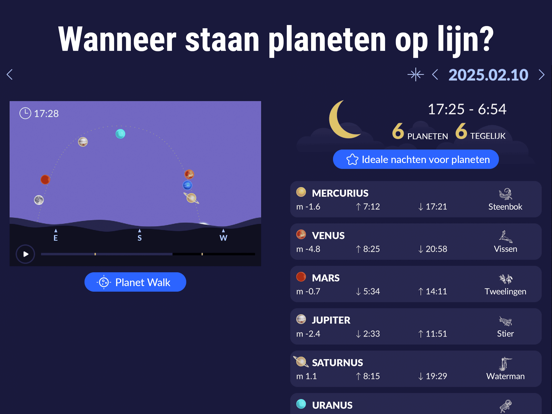 Star Walk 2 Pro: Sterrenhemel iPad app afbeelding 2